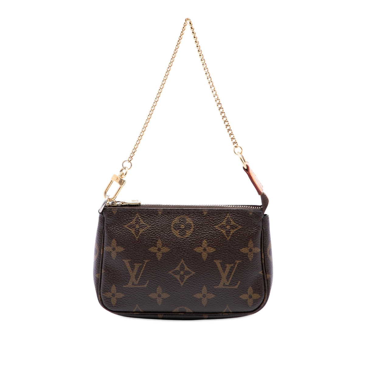Louis Vuitton Monogram Mini Pochette Accessoires — Brown