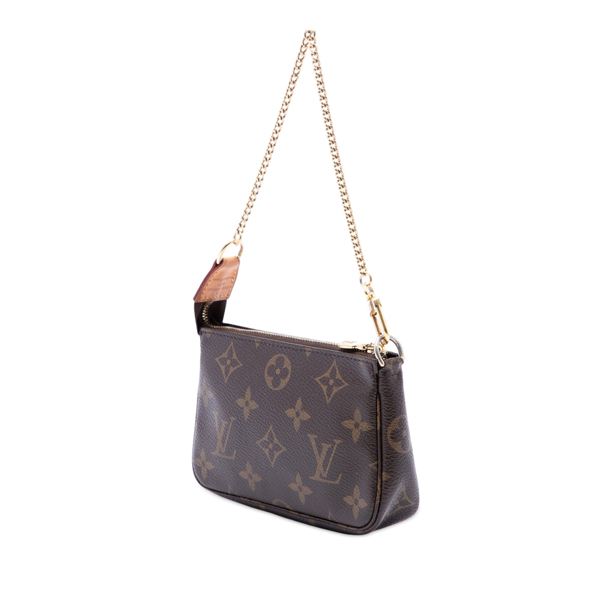 Louis Vuitton Monogram Mini Pochette Accessoires — Brown