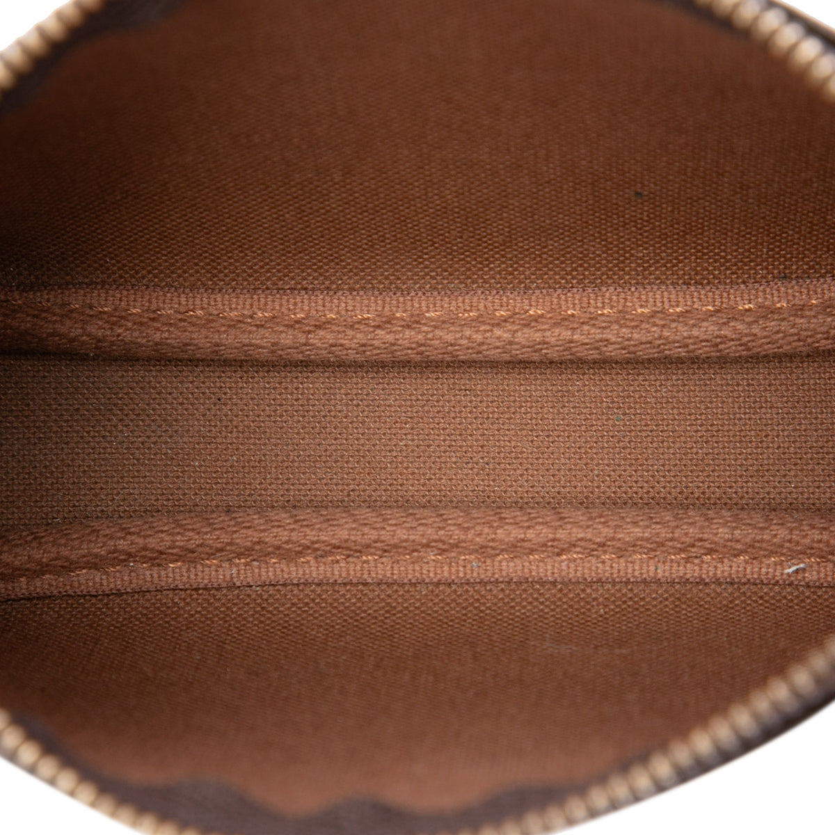 Louis Vuitton Monogram Mini Pochette Accessoires — Brown