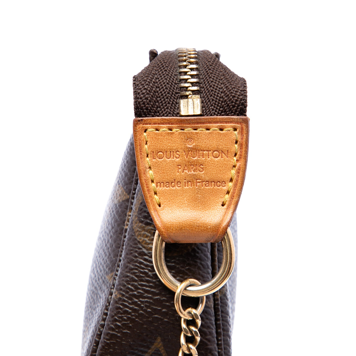 Louis Vuitton Monogram Mini Pochette Accessoires — Brown