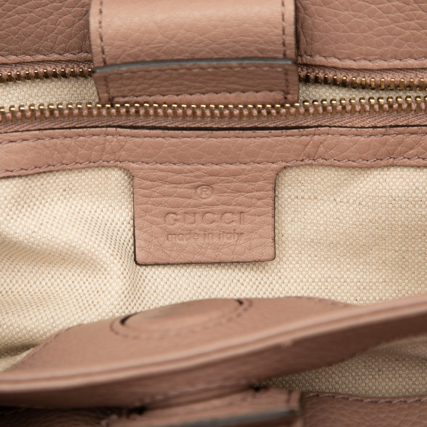 Gucci Small Calfskin Bamboo Shopper Satchel