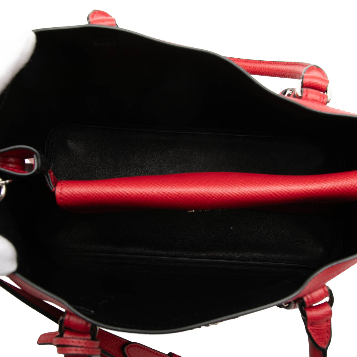 Prada Medium Saffiano Cuir Double Handle Satchel