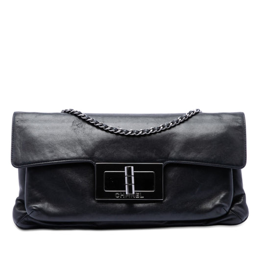Chanel Lambskin Giant Mademoiselle Turnlock Flap