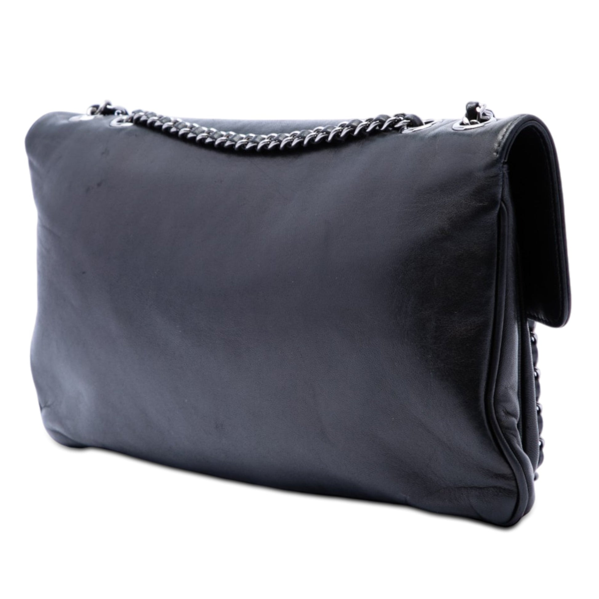 Chanel Lambskin Giant Mademoiselle Turnlock Flap
