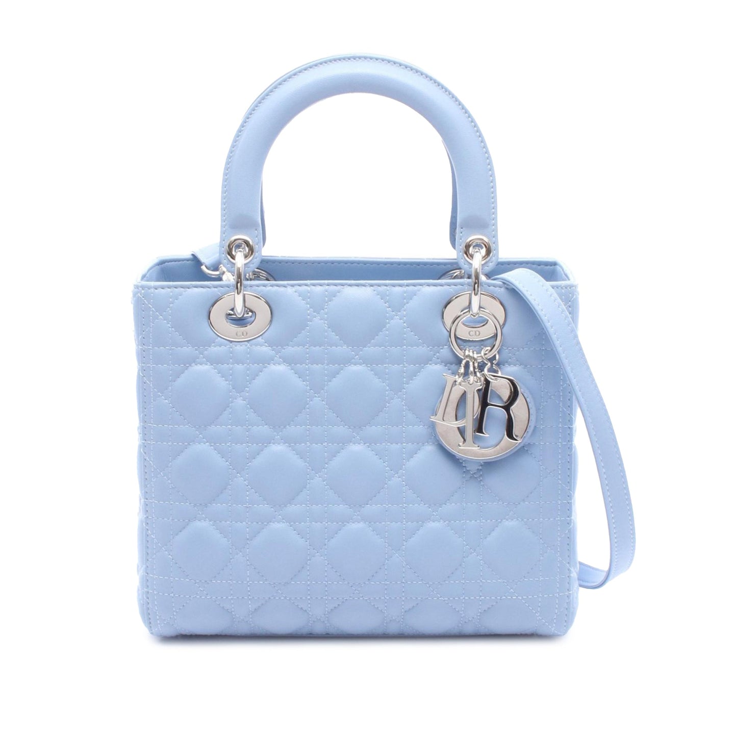 Dior Medium Lambskin Cannage Lady Dior