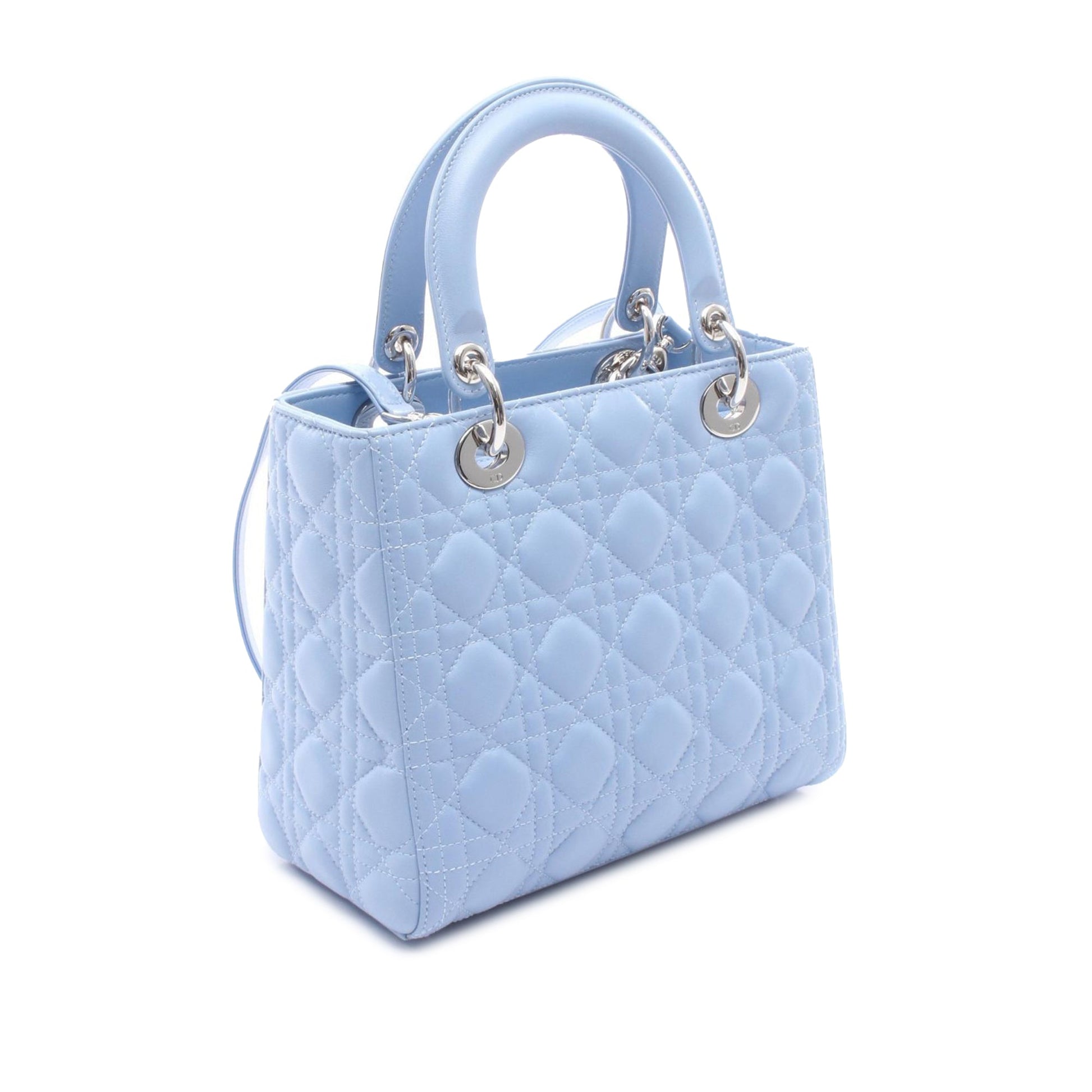 Dior Medium Lambskin Cannage Lady Dior