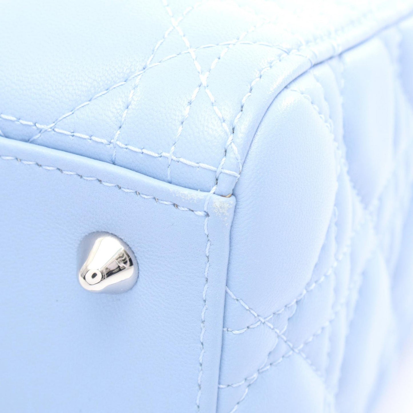 Dior Medium Lambskin Cannage Lady Dior