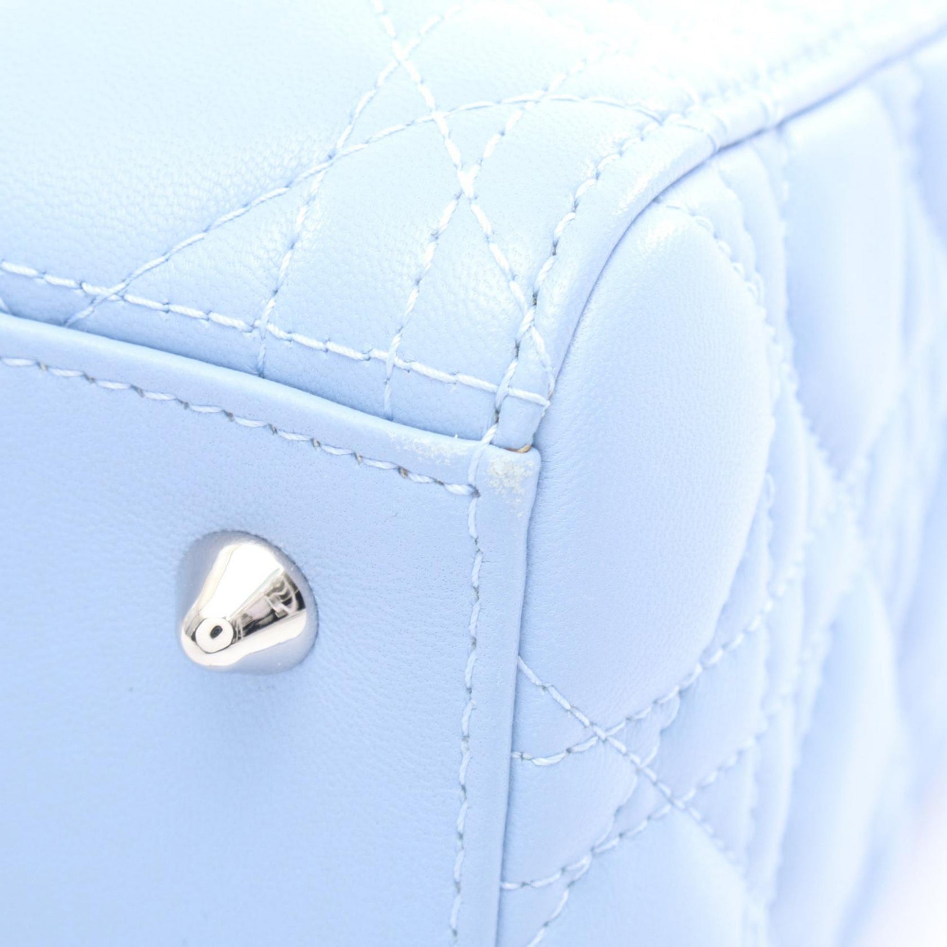 Dior Medium Lambskin Cannage Lady Dior