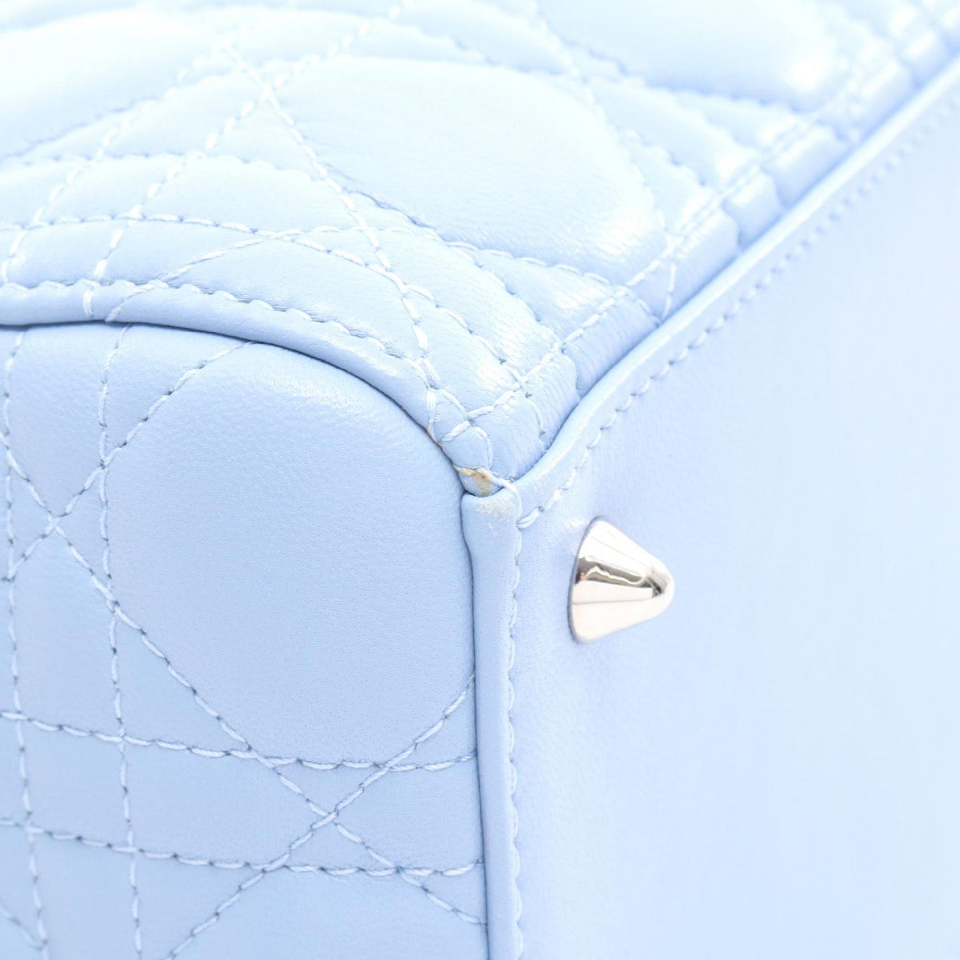 Dior Medium Lambskin Cannage Lady Dior