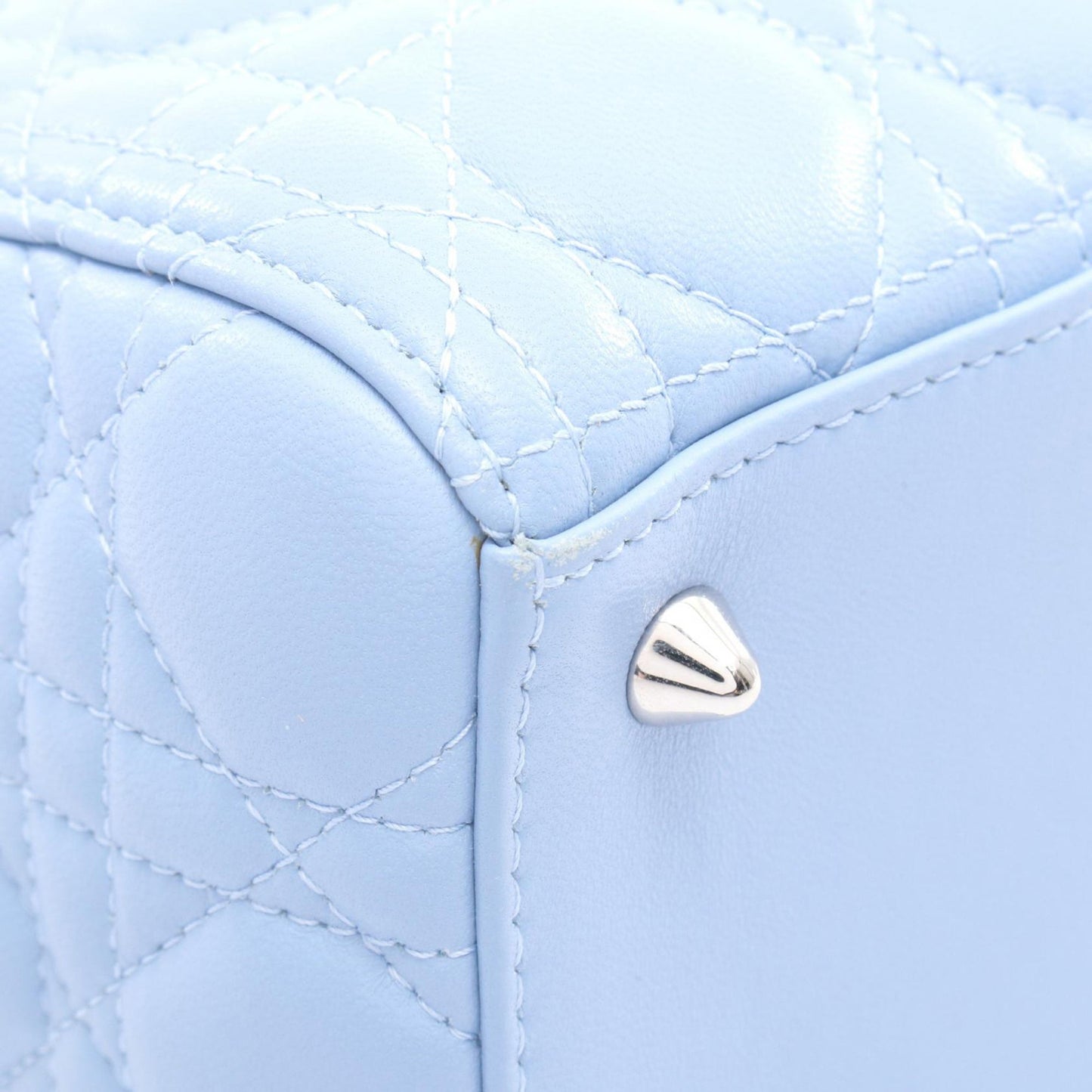 Dior Medium Lambskin Cannage Lady Dior