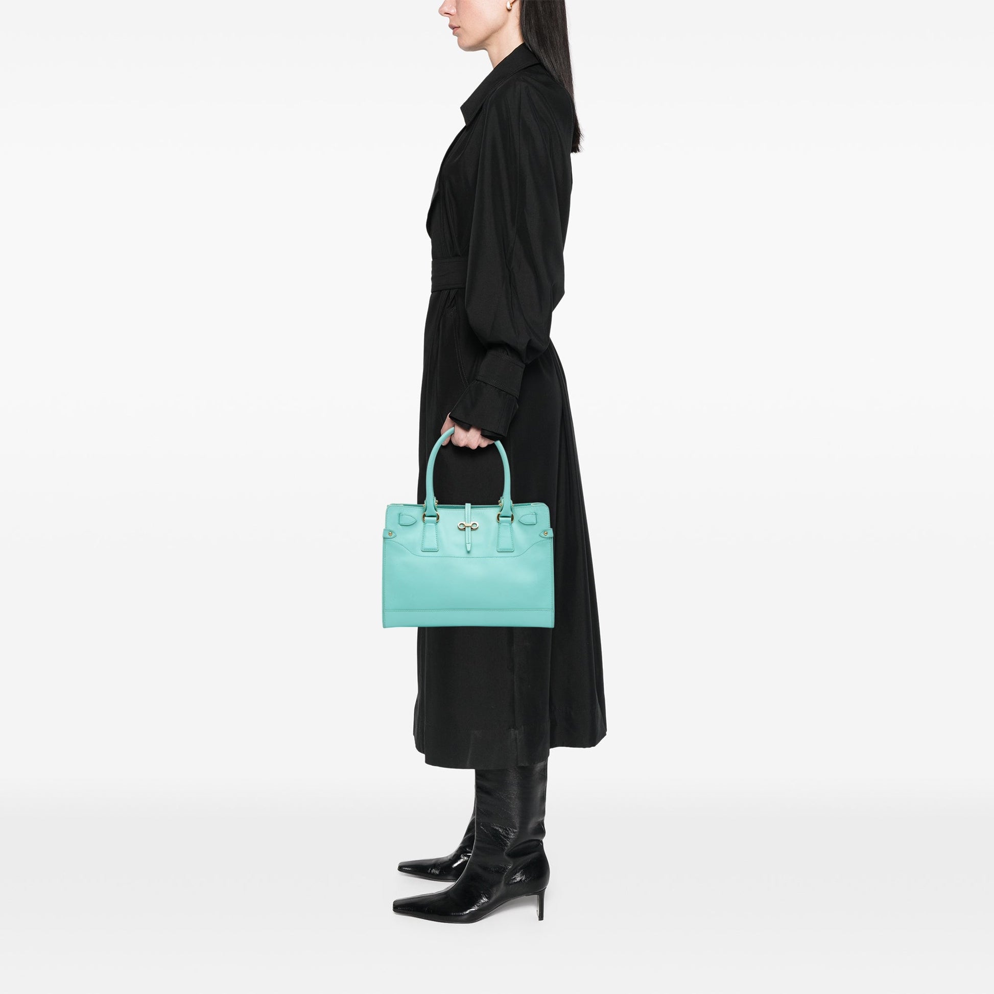 Ferragamo Small Calfskin Briana Tote