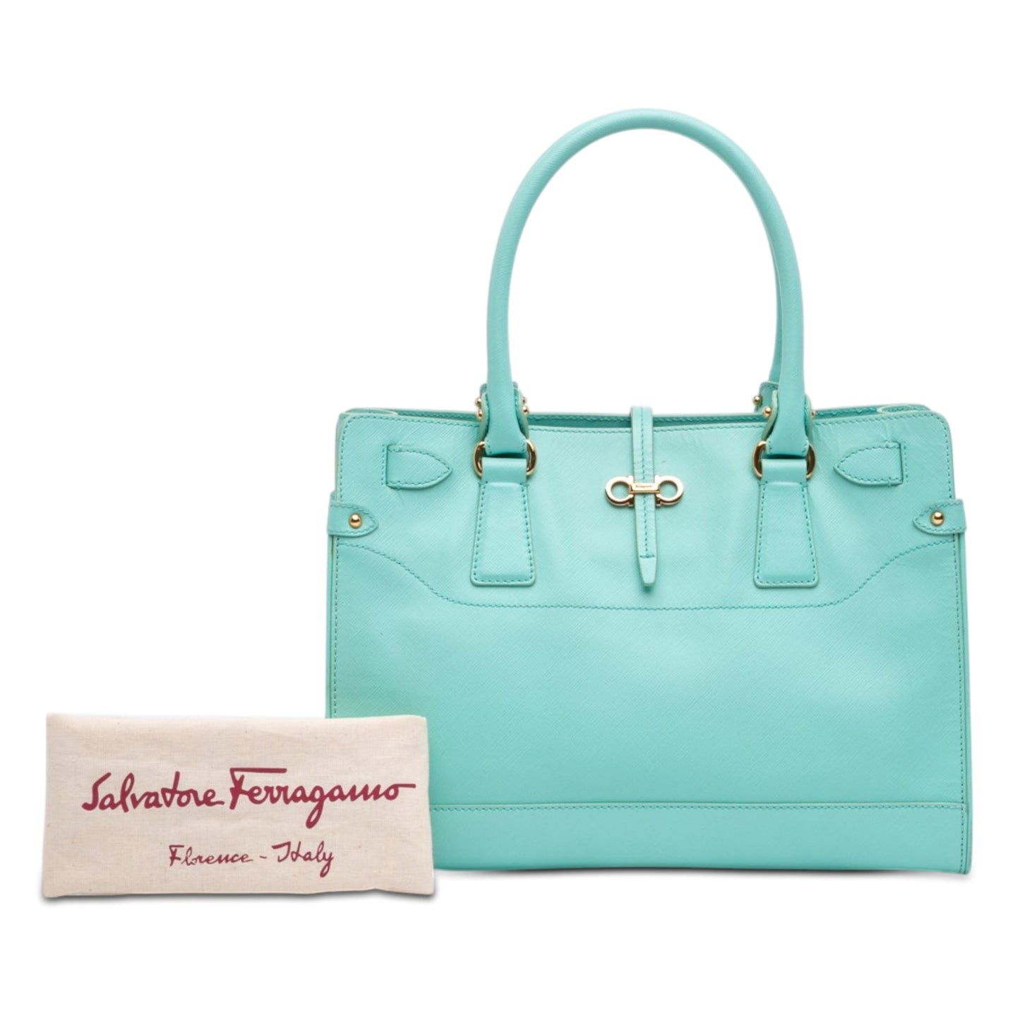 Ferragamo Small Calfskin Briana Tote