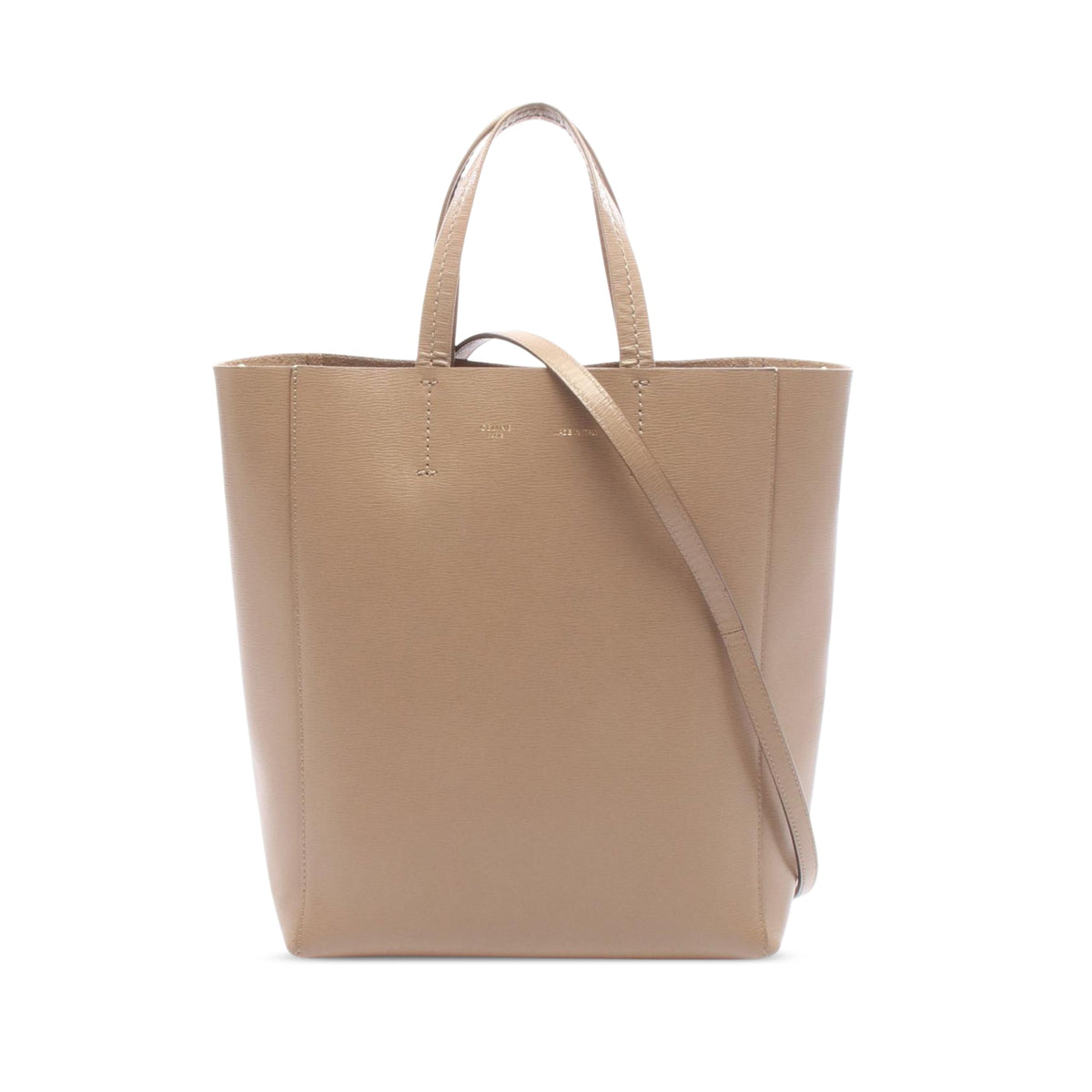 Celine Small Vertical Cabas Satchel — Beige