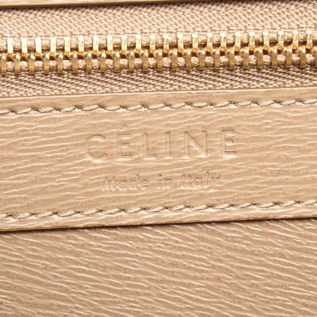 Celine Small Vertical Cabas Satchel — Beige
