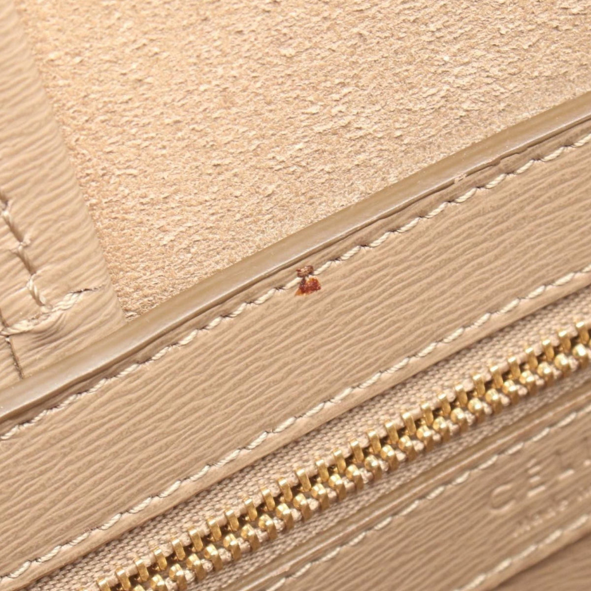 Celine Small Vertical Cabas Satchel — Beige