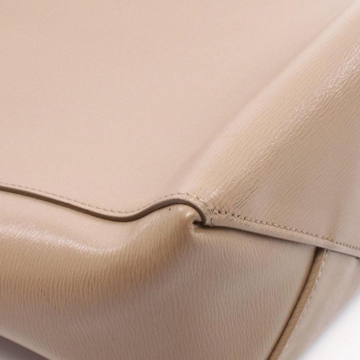 Celine Small Vertical Cabas Satchel — Beige
