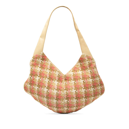 LOEWE Tweed Houndstooth Hobo
