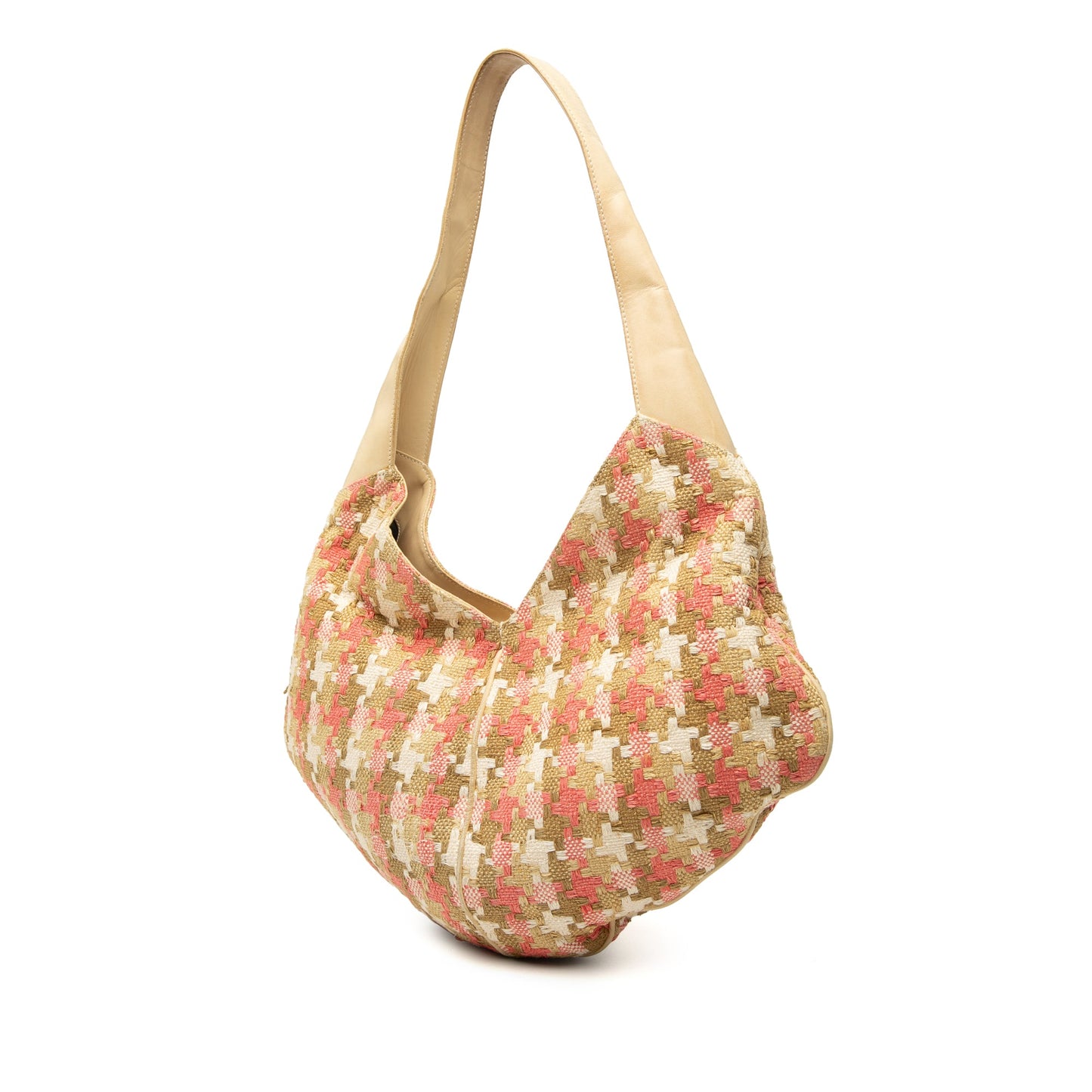 LOEWE Tweed Houndstooth Hobo