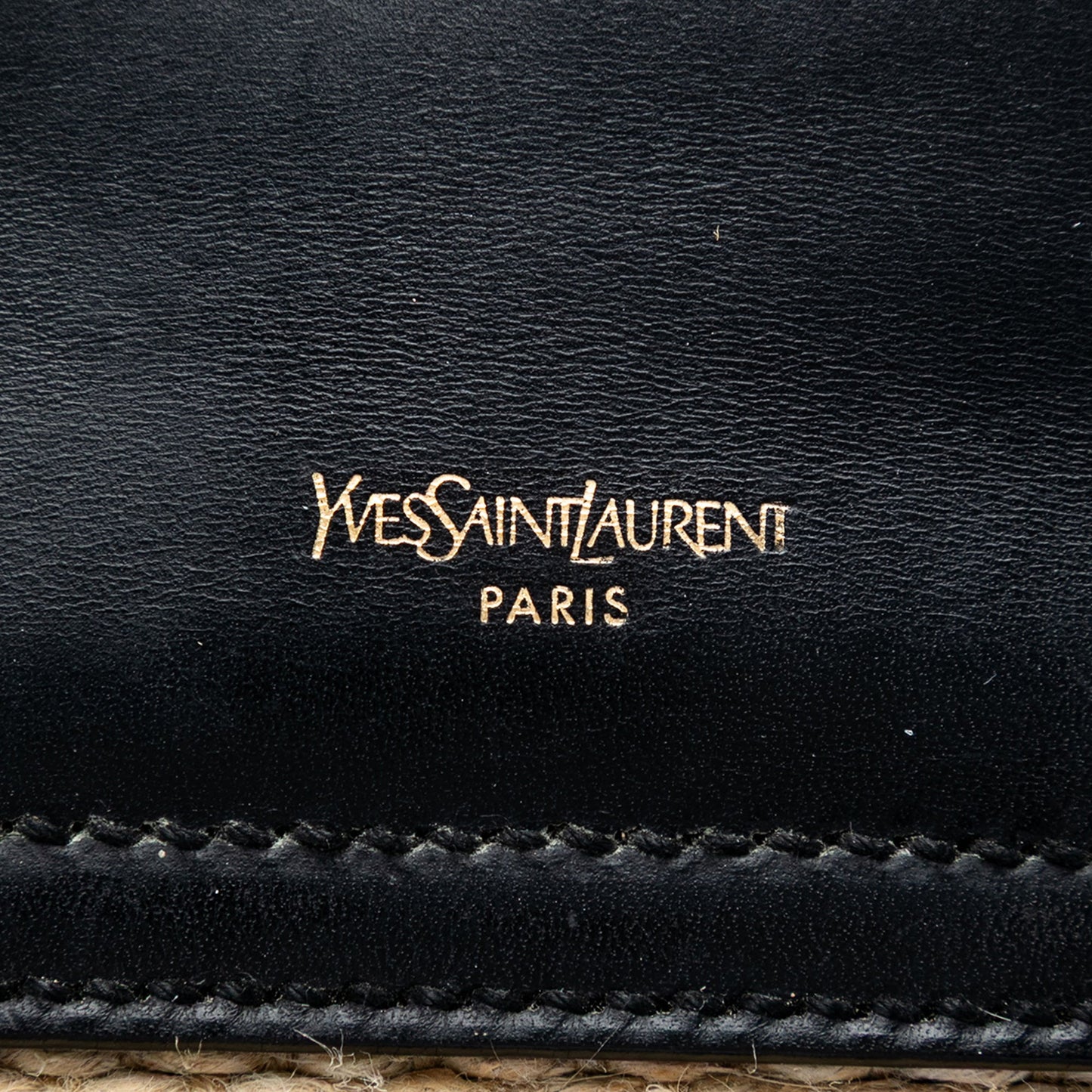 Saint Laurent Woven Raffia and Leather Maia Padlock Handbag