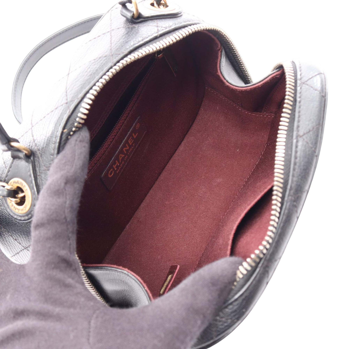 Chanel CC Quilted Calfskin Vanity Case