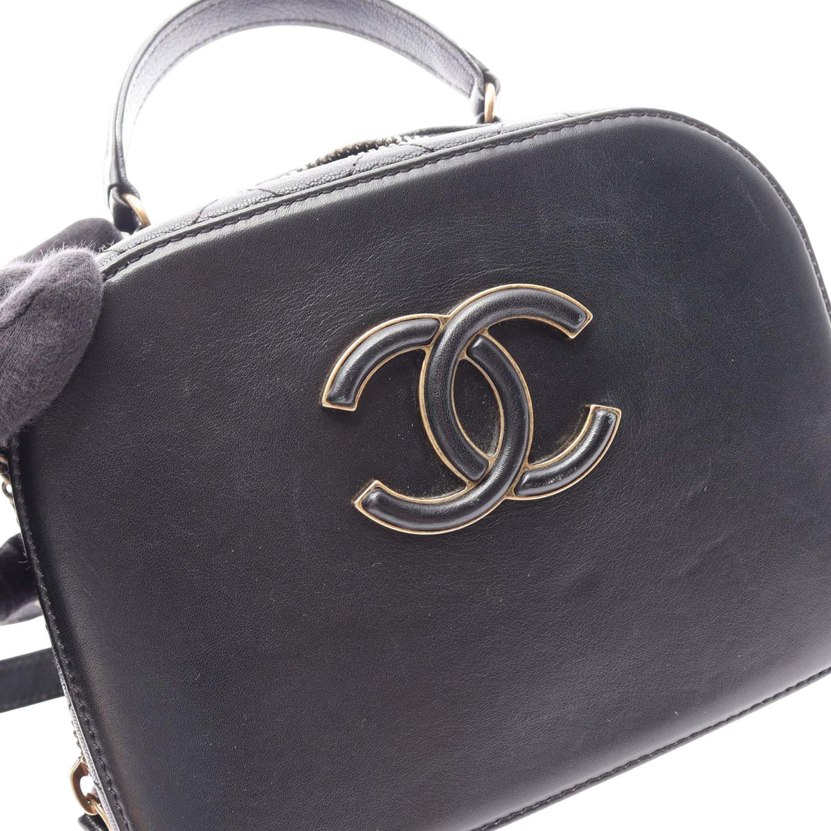 Chanel CC Quilted Calfskin Vanity Case
