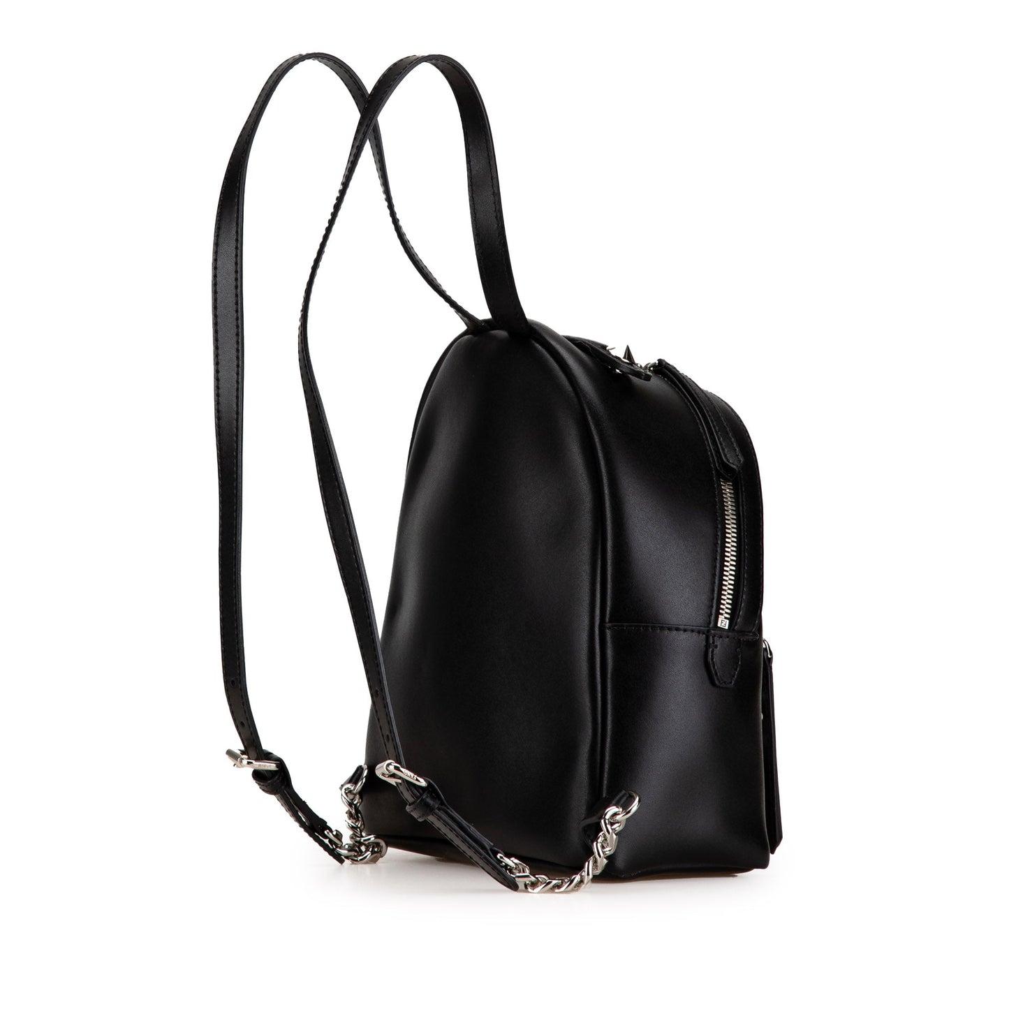 Fendi Mini By The Way Leather Ribbon Pearl Backpack