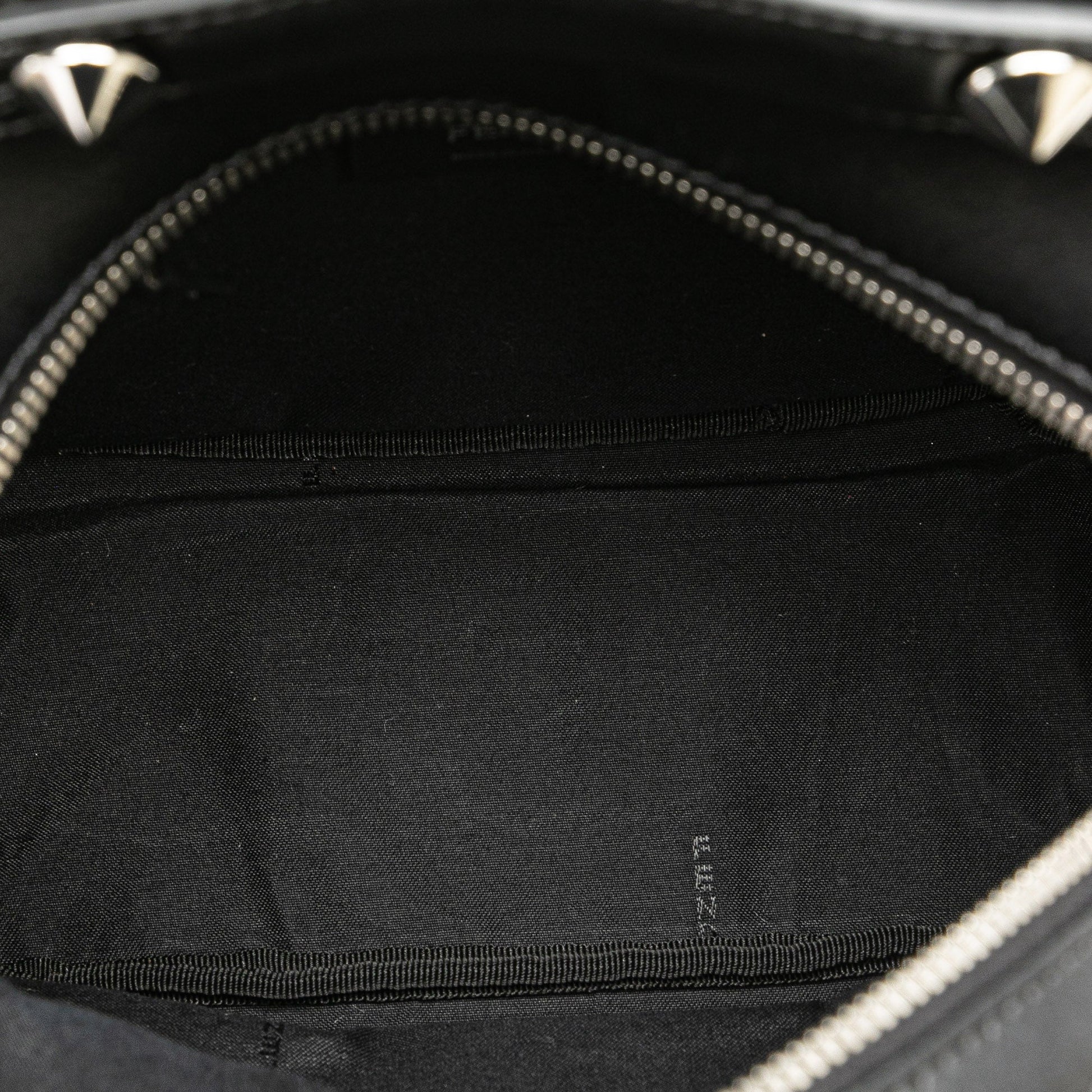 Fendi Mini By The Way Leather Ribbon Pearl Backpack