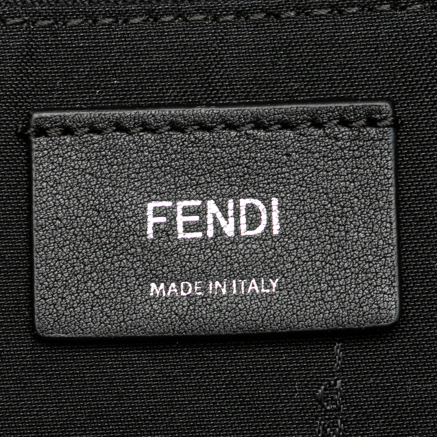 Fendi Mini By The Way Leather Ribbon Pearl Backpack