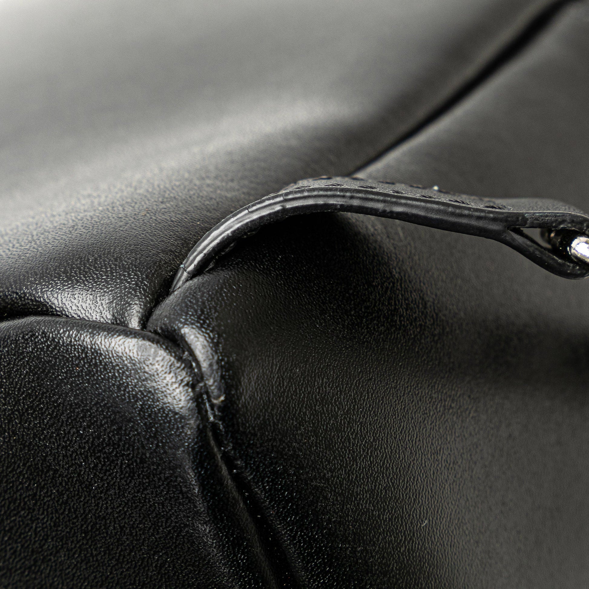 Fendi Mini By The Way Leather Ribbon Pearl Backpack