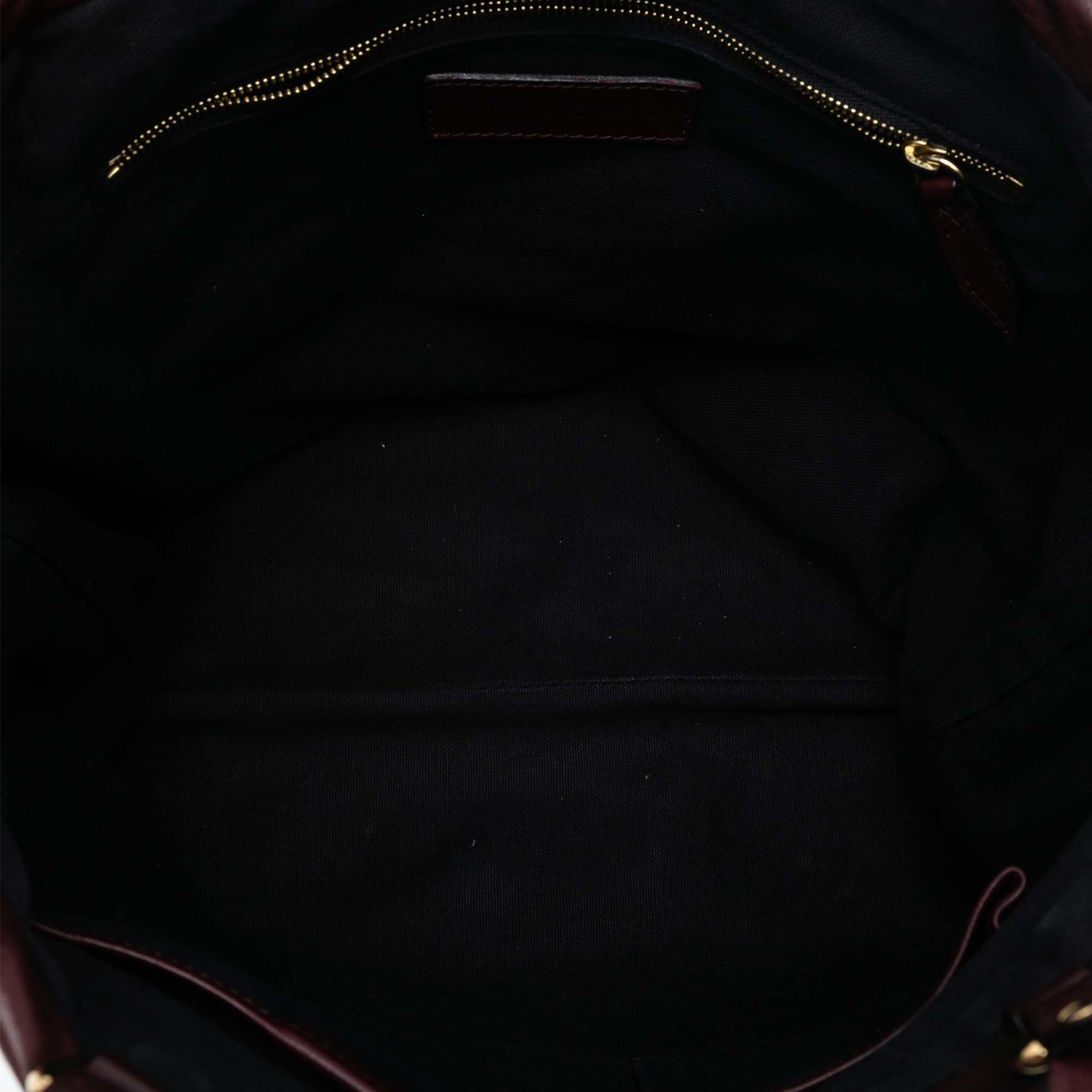 Burberry House Check Trimmed Leather Big Crush Convertible Tote