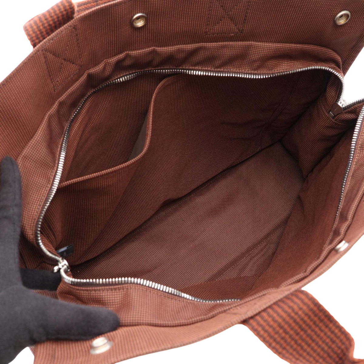 Hermès Canvas Herline MM