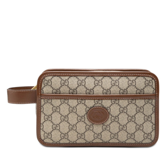 Gucci GG Supreme Interlocking G Clutch