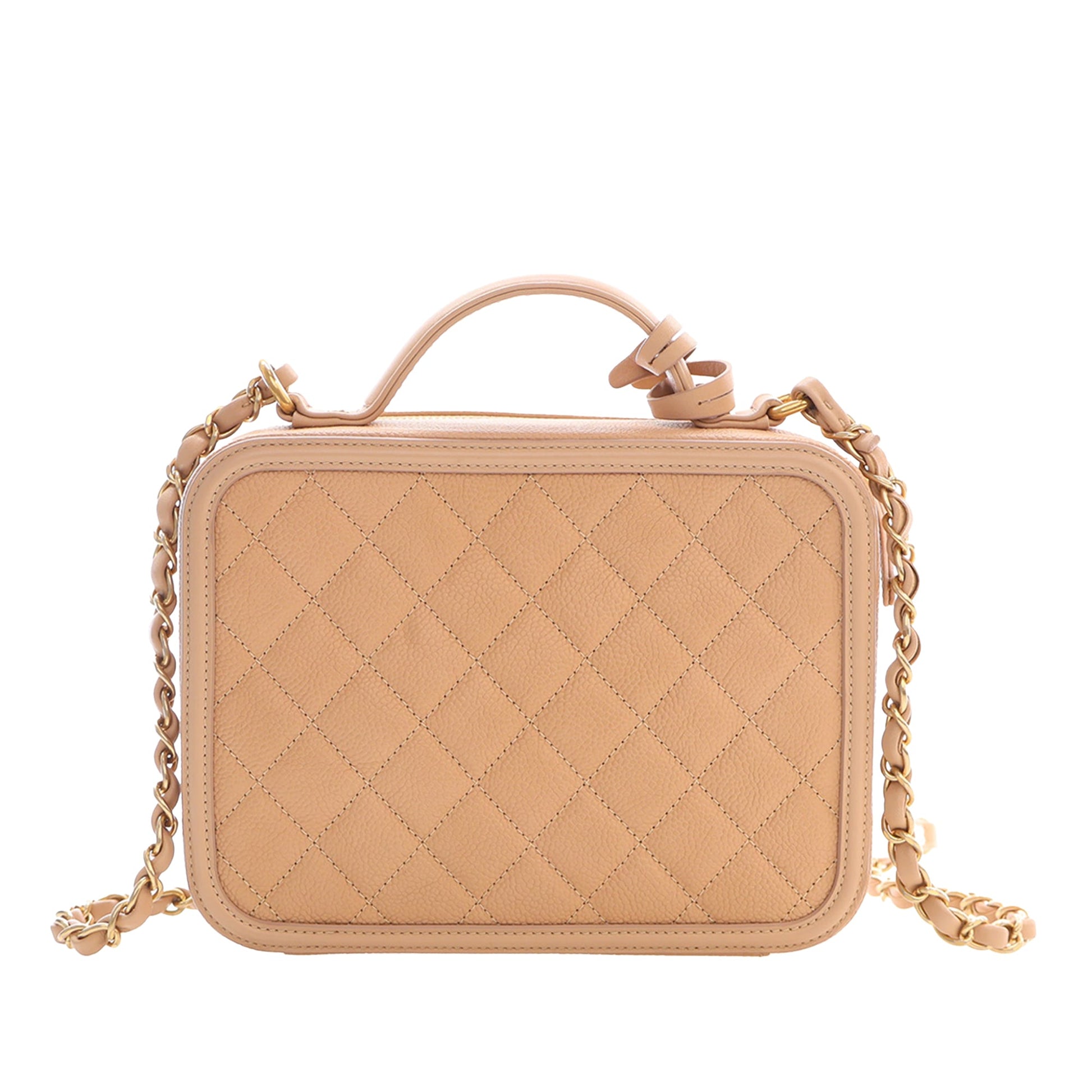 Chanel Medium Caviar CC Filigree Vanity Case