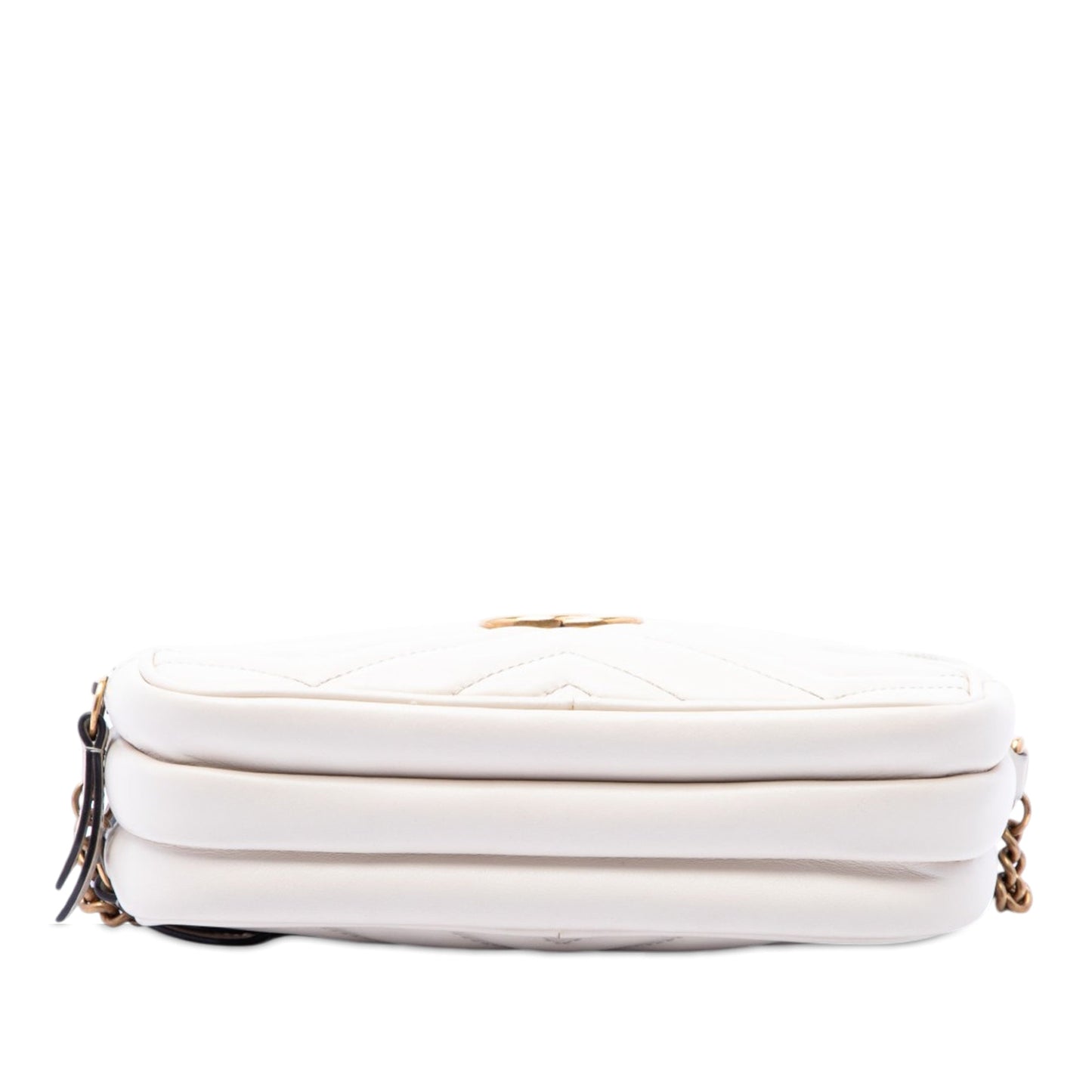 Gucci Mini GG Marmont Matelasse Calfskin Triple Zip Crossbody