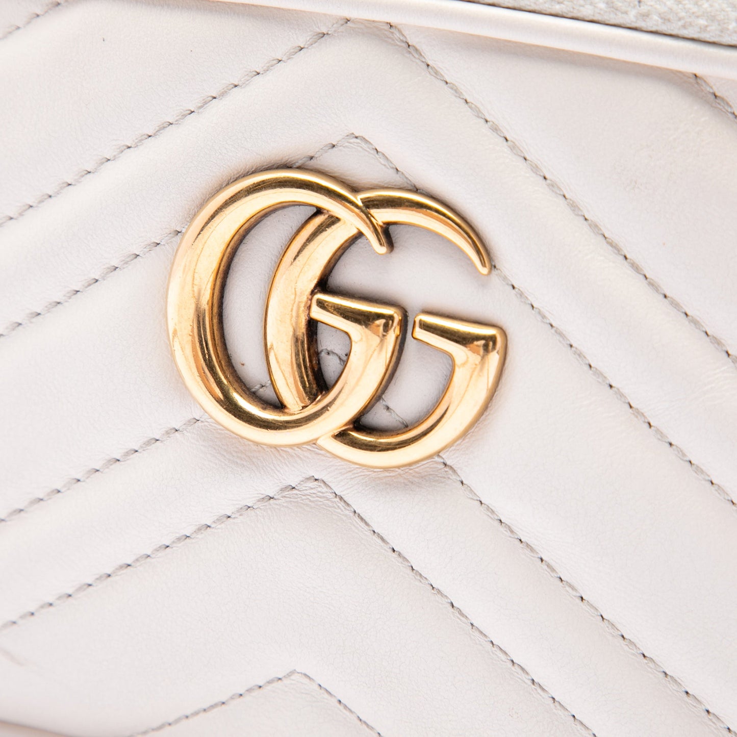 Gucci Mini GG Marmont Matelasse Calfskin Triple Zip Crossbody