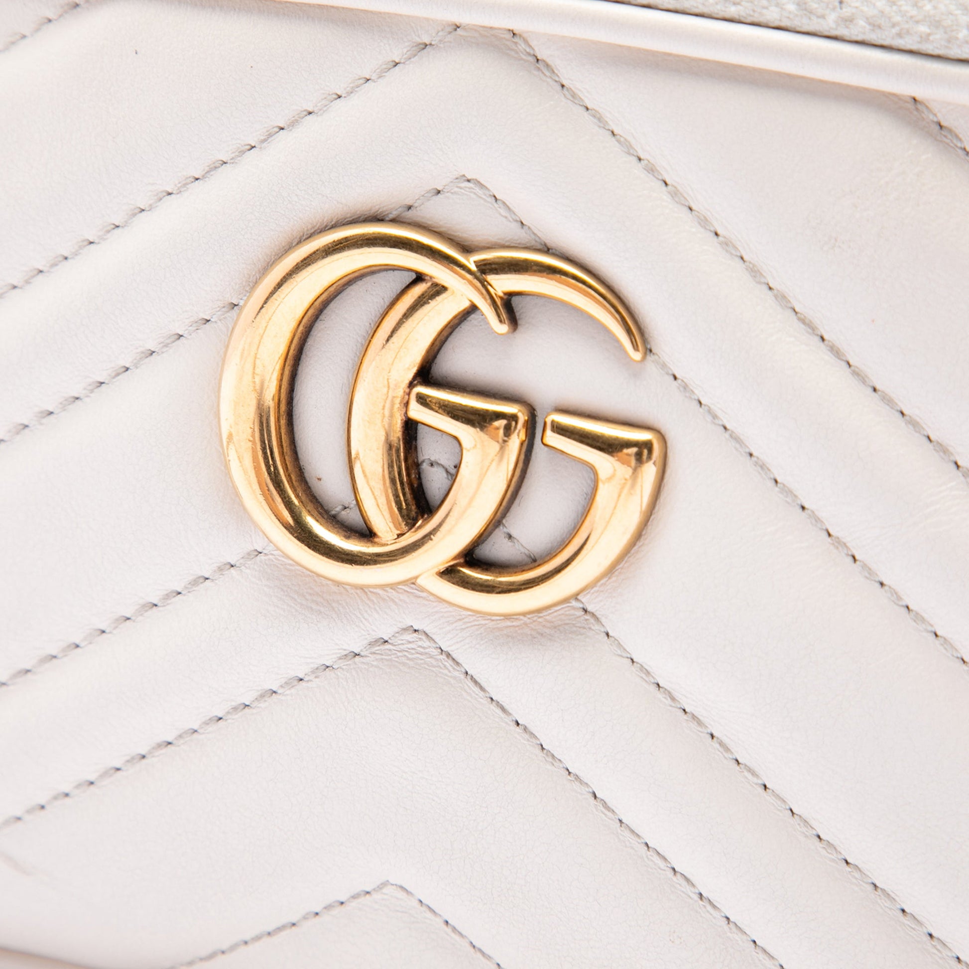 Gucci Mini GG Marmont Matelasse Calfskin Triple Zip Crossbody