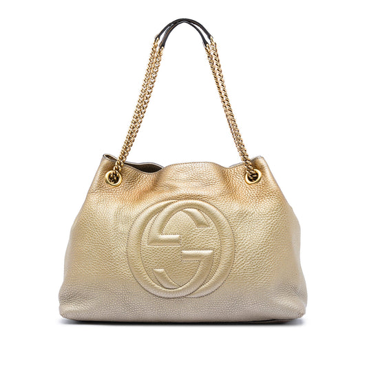 Gucci Medium Ombre Calfskin Soho Chain Tote