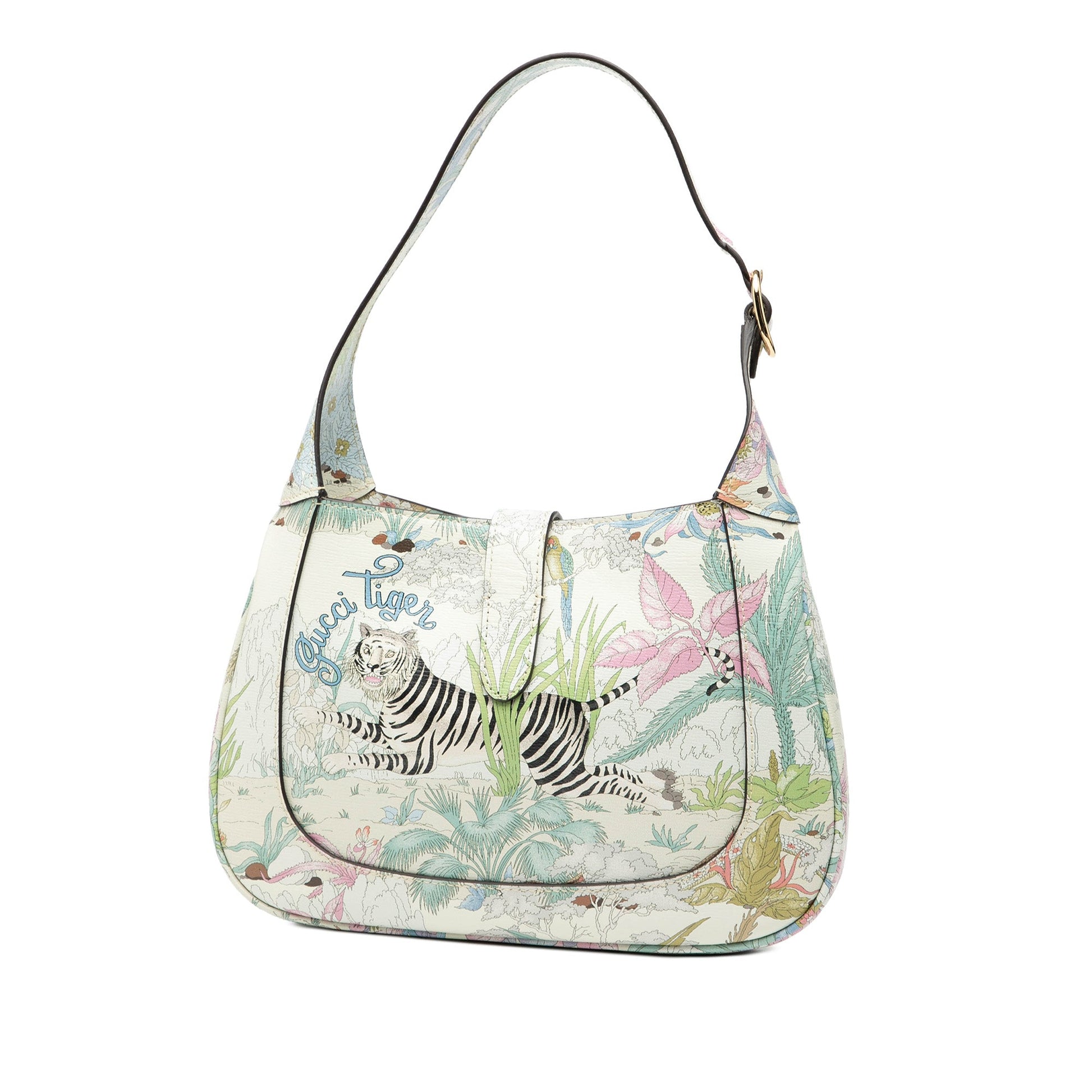 Gucci Small Calfskin Tiger Jackie 1961 Crossbody