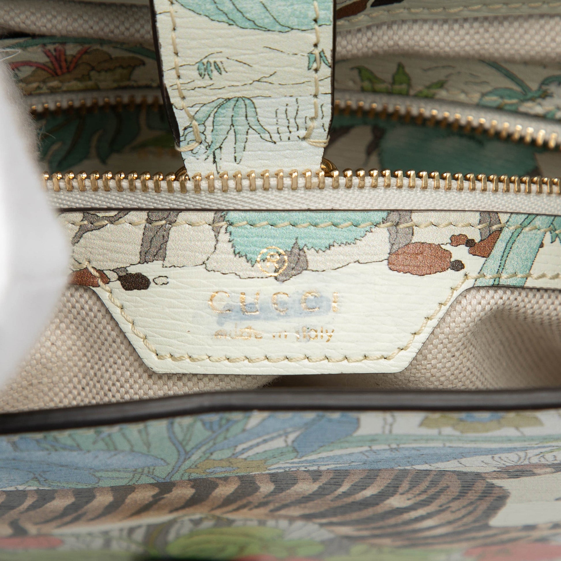 Gucci Small Calfskin Tiger Jackie 1961 Crossbody