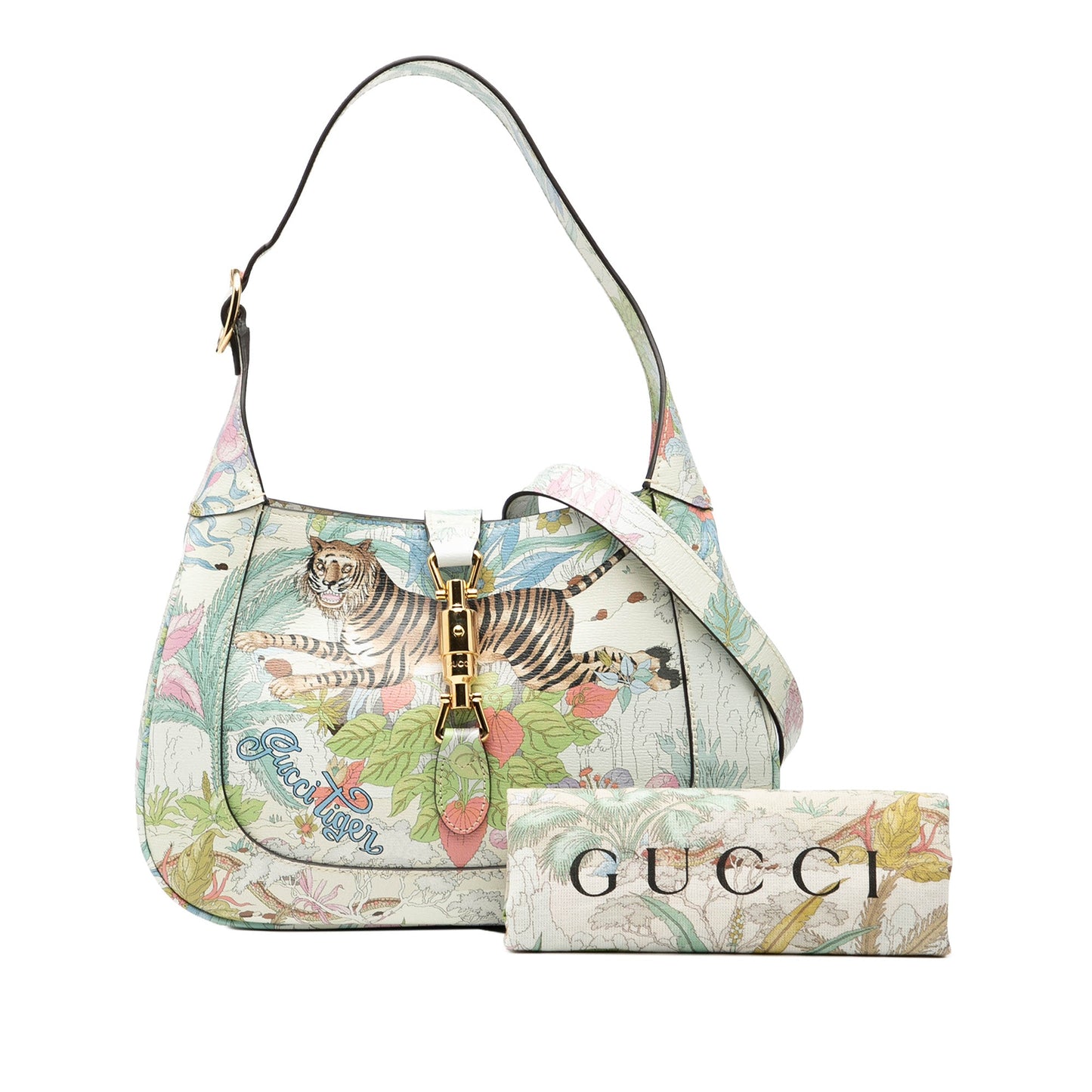 Gucci Small Calfskin Tiger Jackie 1961 Crossbody