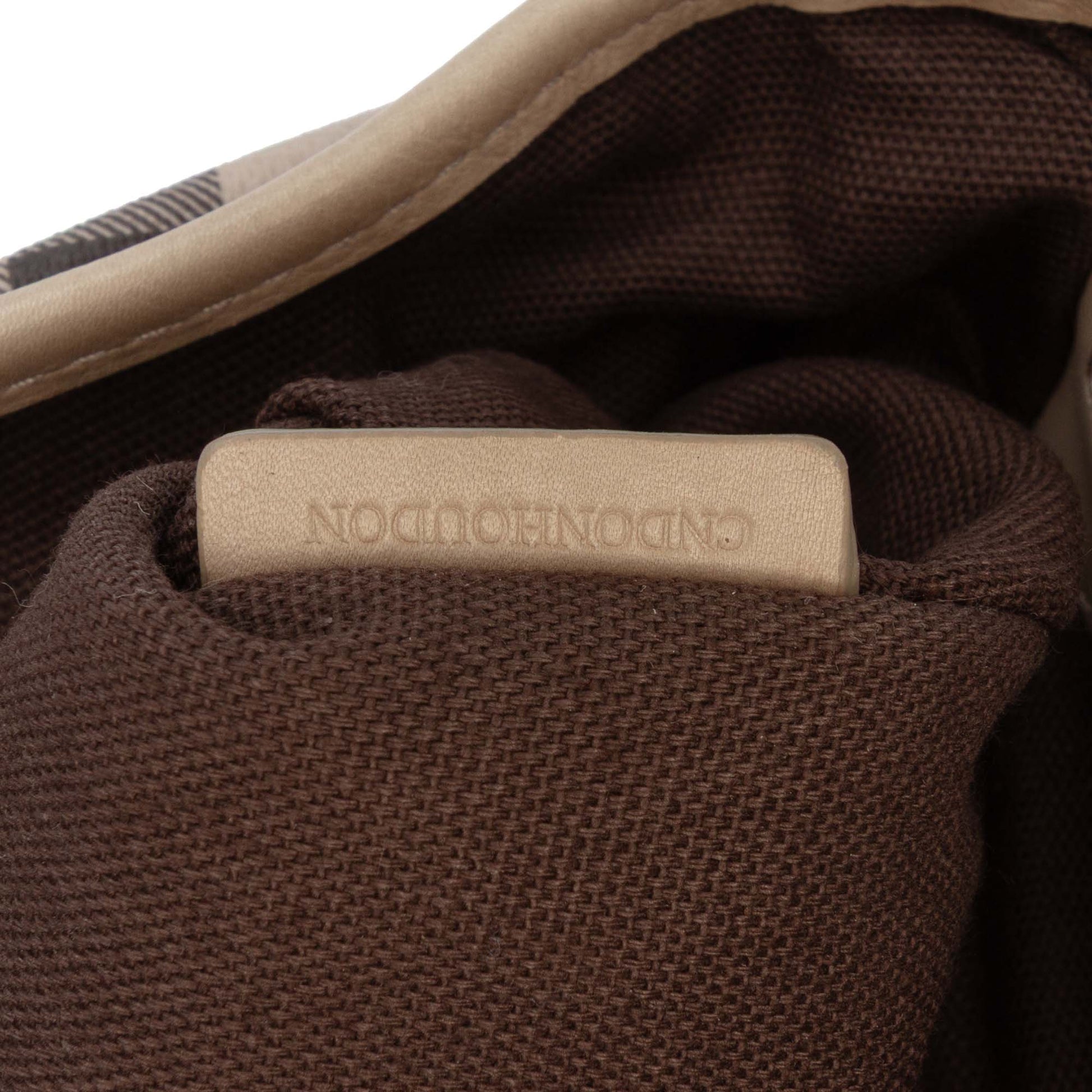 Burberry Small Smoke Check Coated Canvas Northfield Satchel