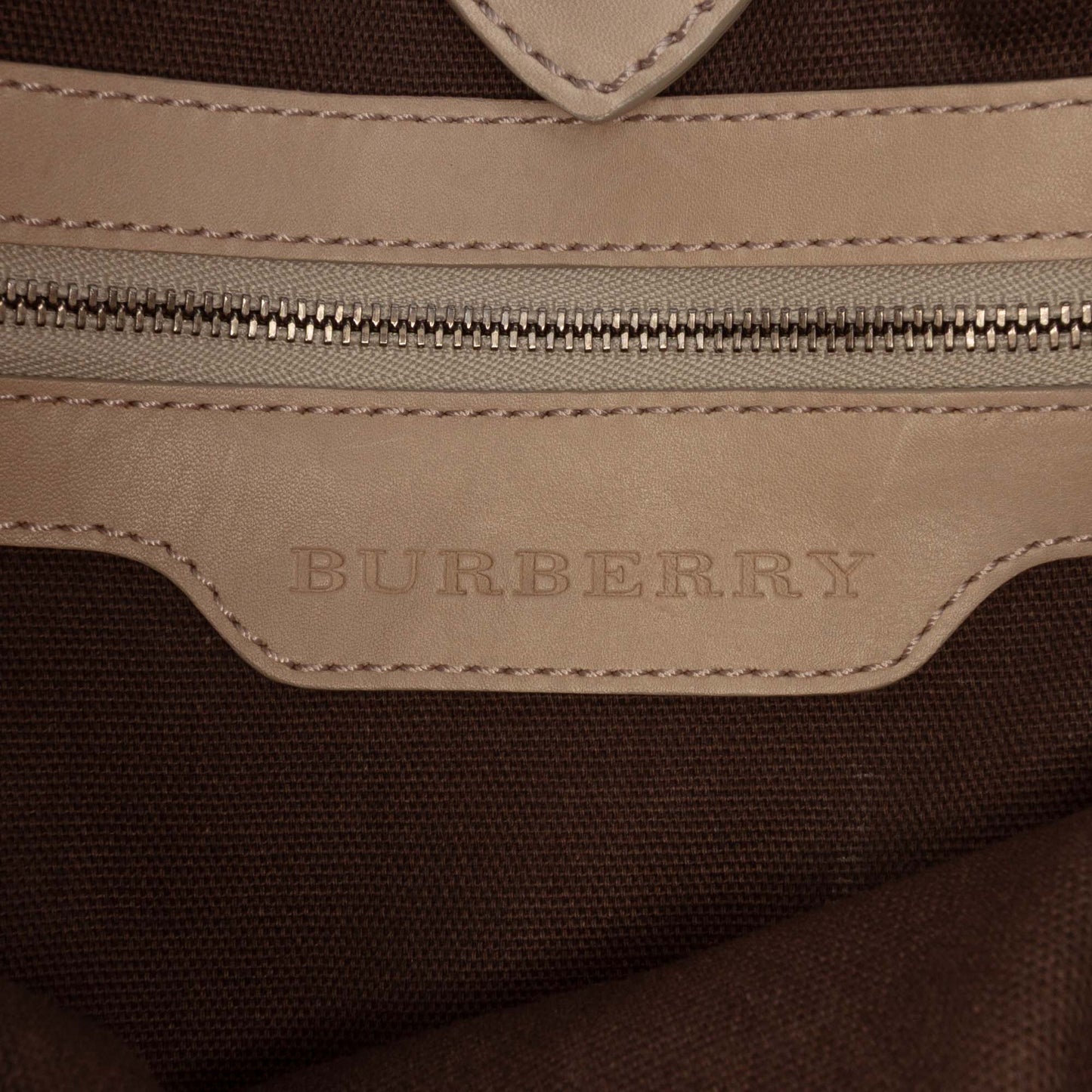 Burberry Small Smoke Check Coated Canvas Northfield Satchel