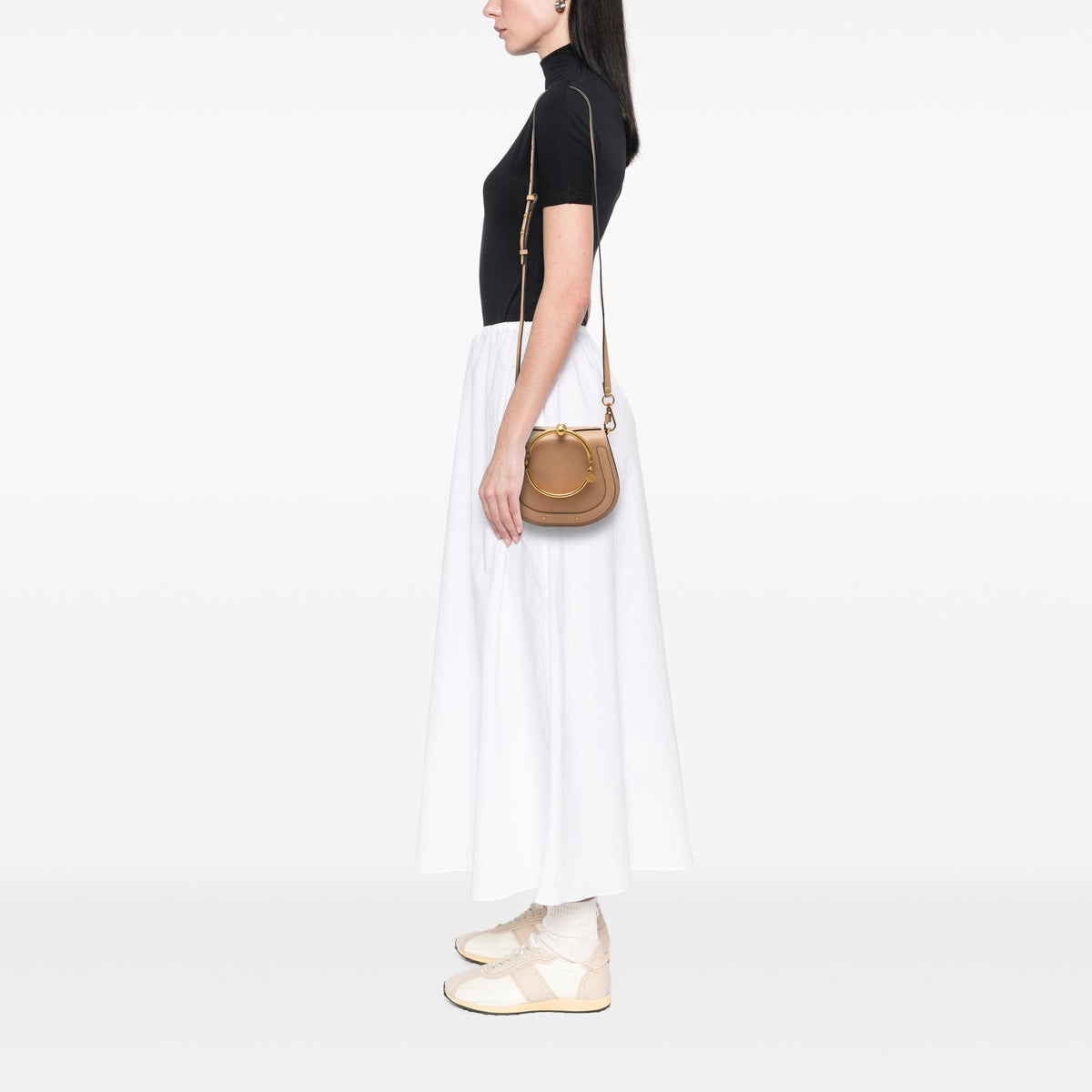 Chloé Small Leather Nile Bracelet Satchel