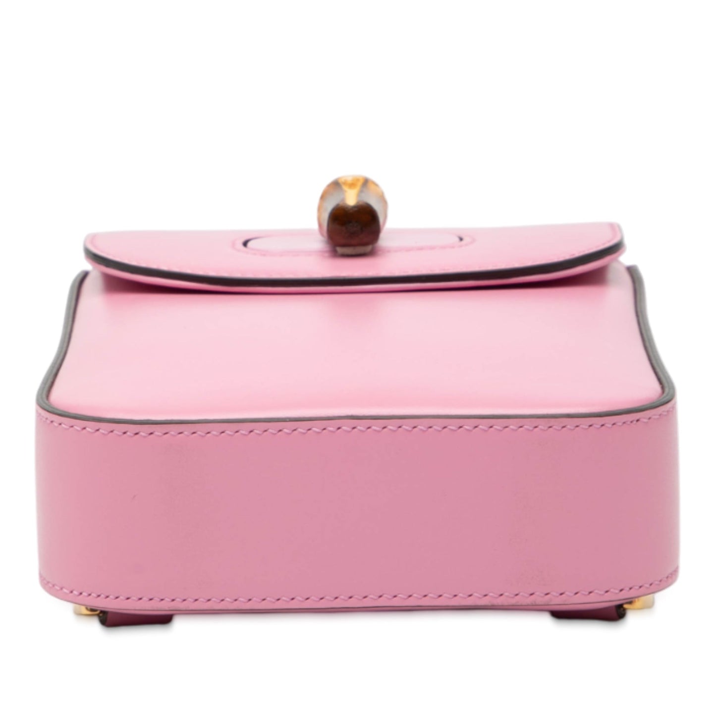 Gucci Mini Calfskin Bamboo Top Handle Bag