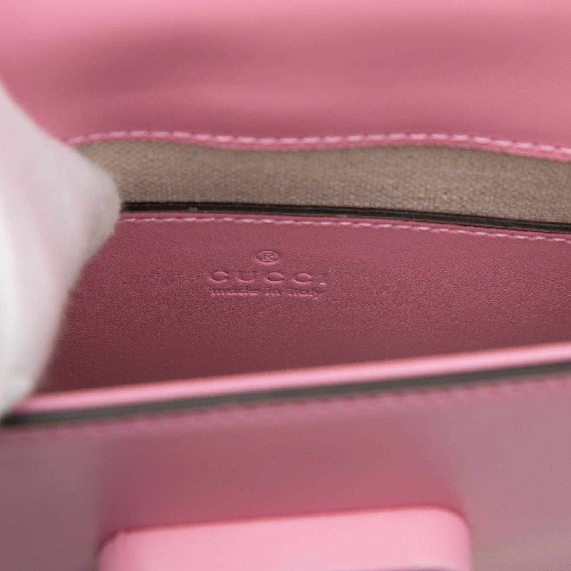 Gucci Mini Calfskin Bamboo Top Handle Bag