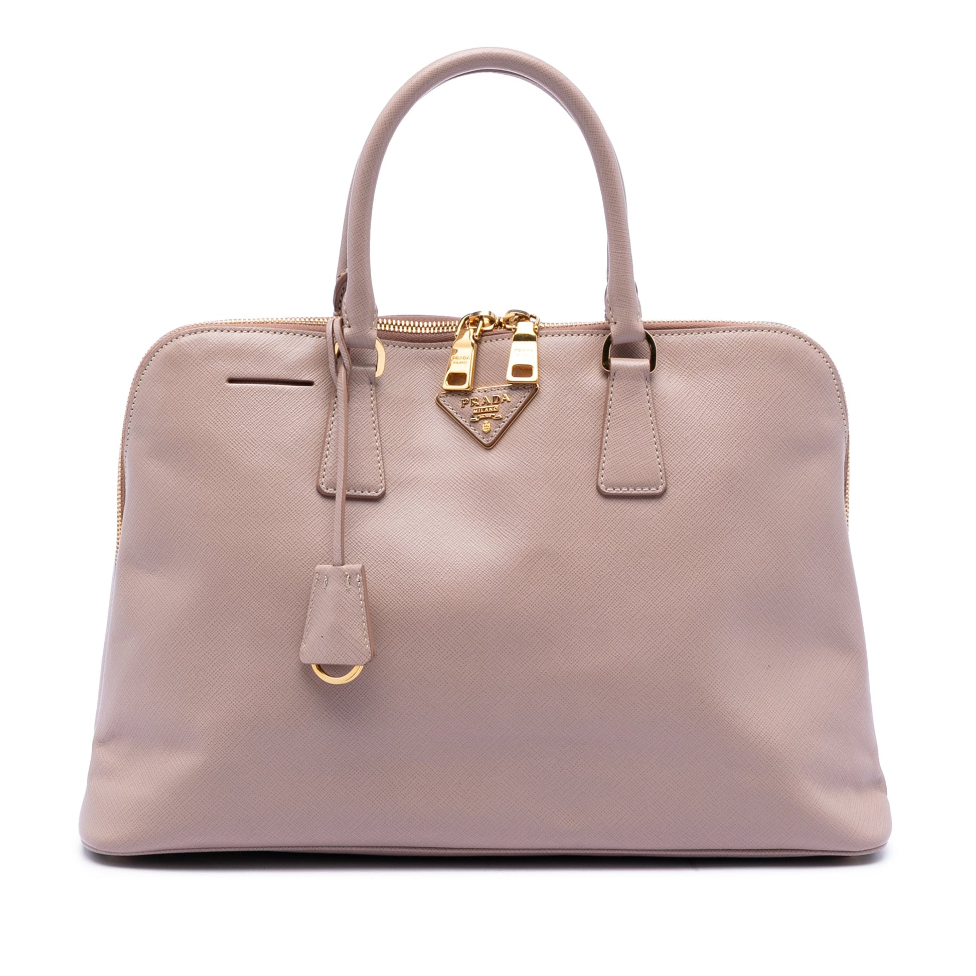 Prada Large Saffiano Lux Promenade Satchel