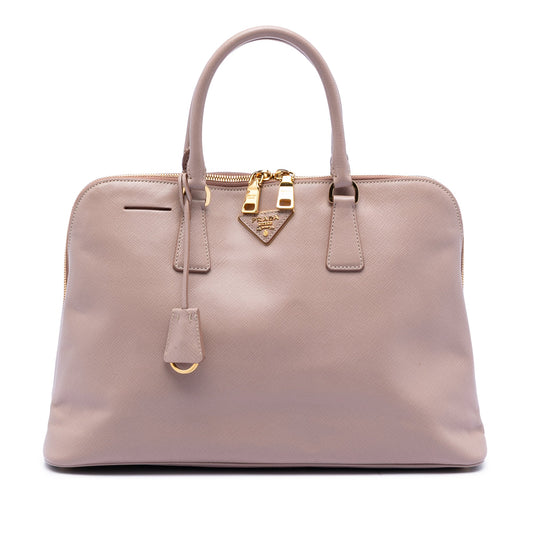 Prada Large Saffiano Lux Promenade Satchel