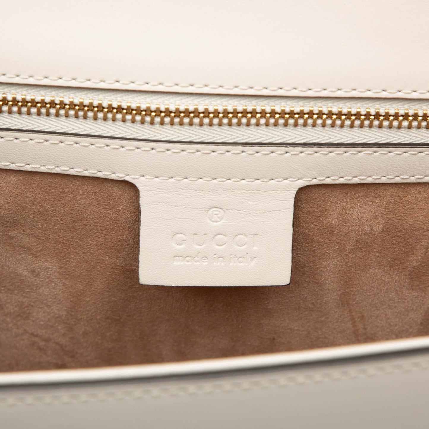 Gucci Small Leather Sylvie Web Satchel