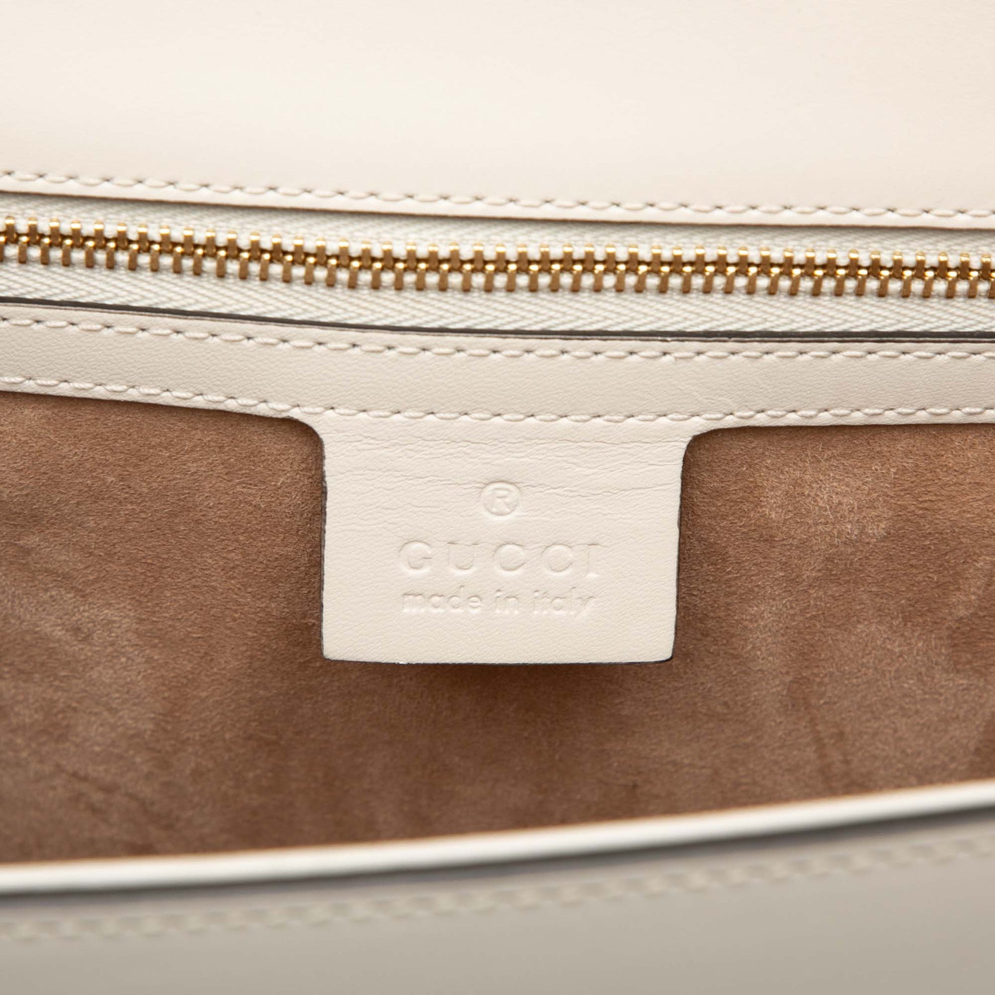 Gucci Small Leather Sylvie Web Satchel