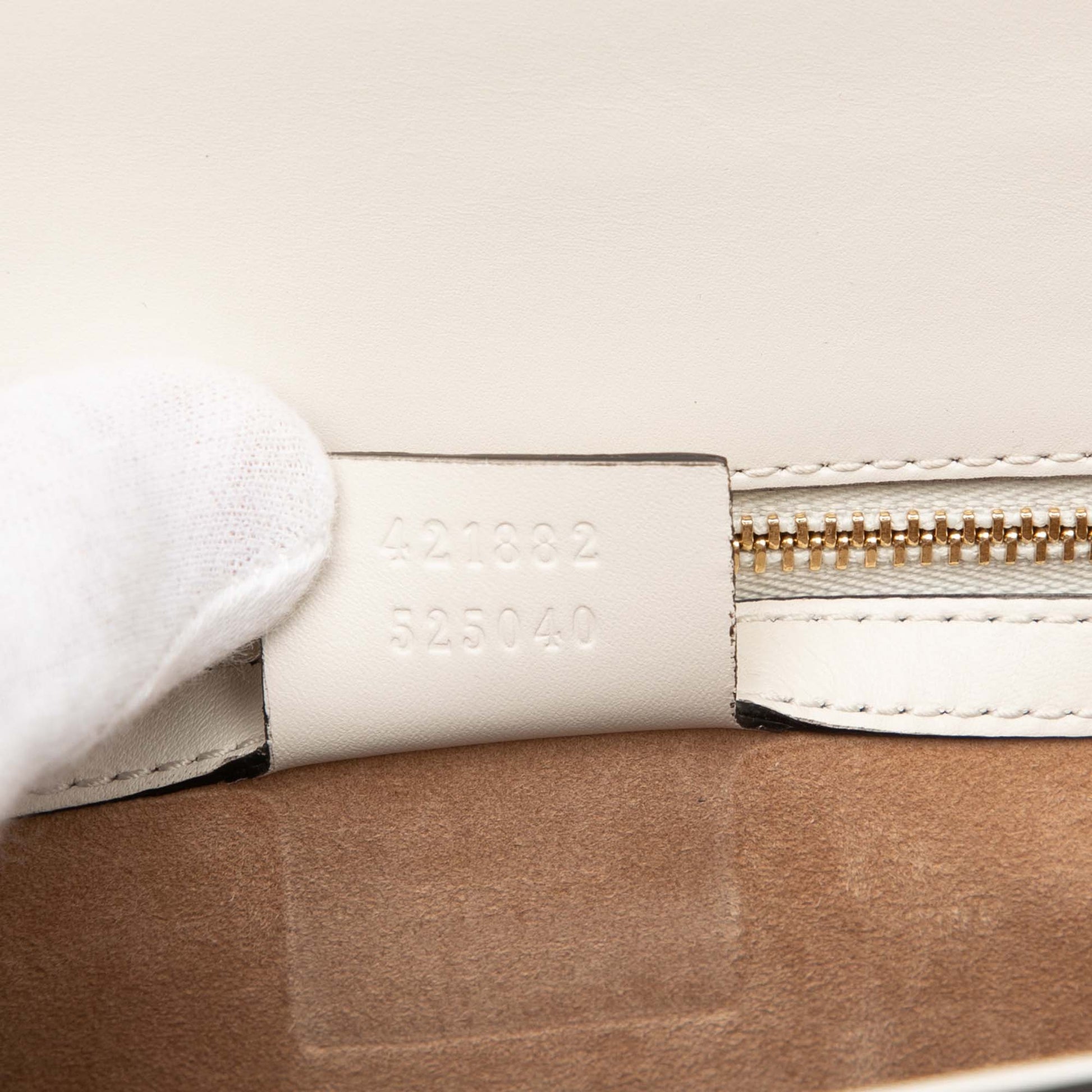 Gucci Small Leather Sylvie Web Satchel